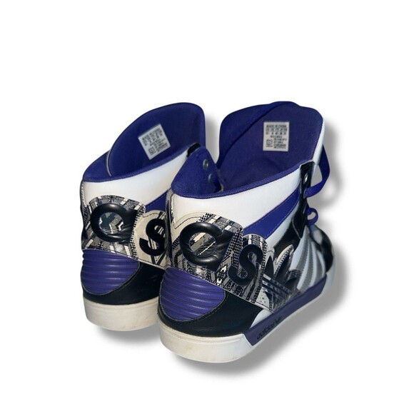 Adidas Originals Attitude Hi G98513 Purple Silver White Men 10.5 Retro Shoes - Picture 14 of 16